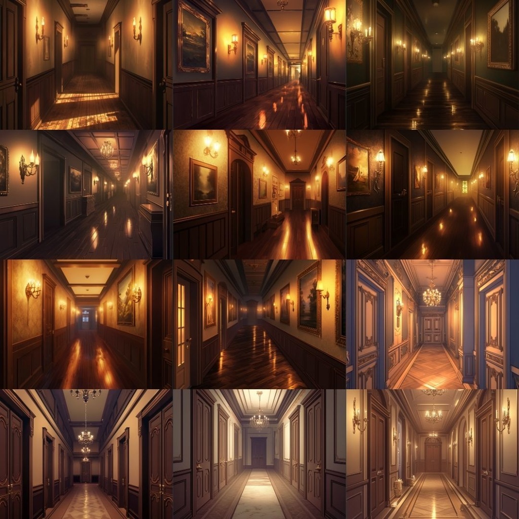 【TRPG背景素材】洋館250枚|庭・寝室・外観・ダイニングルーム・浴室・会議室etc