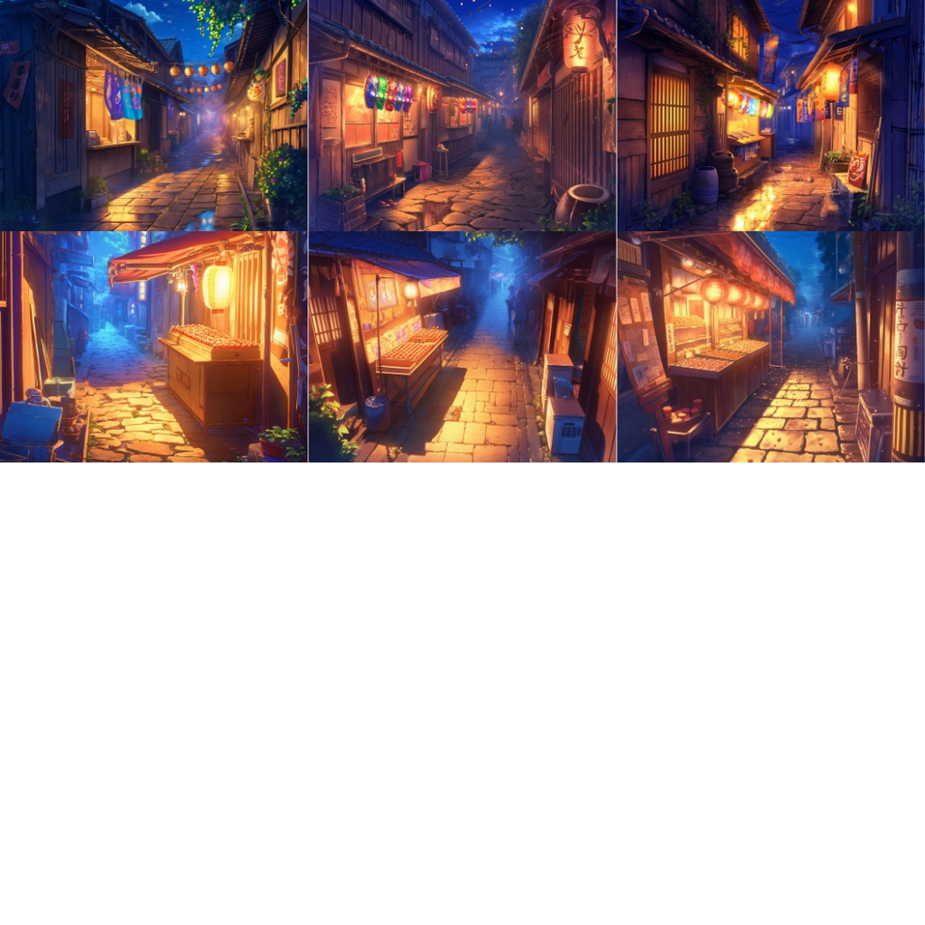 【TRPG背景素材】花火大会150枚|花火・祭り・神社・盆踊りetc