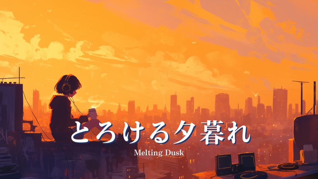 【フリーBGM】とろける夕暮れ - Melting Dusk / カフェ, リラックス, LoFi, 店内 | Free Game Music