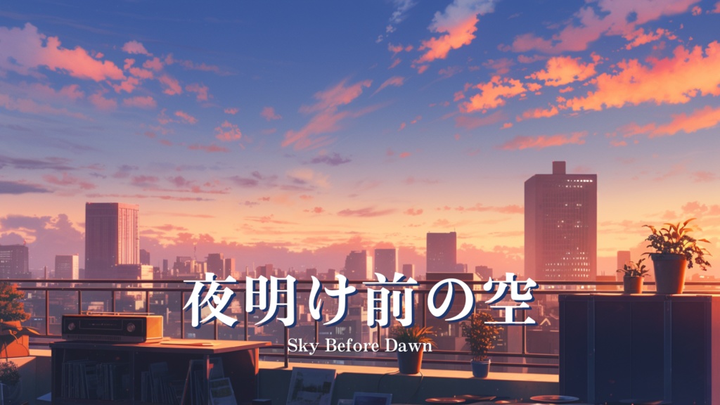 【フリーBGM】夜明け前の空 - Sky Before Dawn / カフェ, リラックス, LoFi, 店内 | Free Game Music