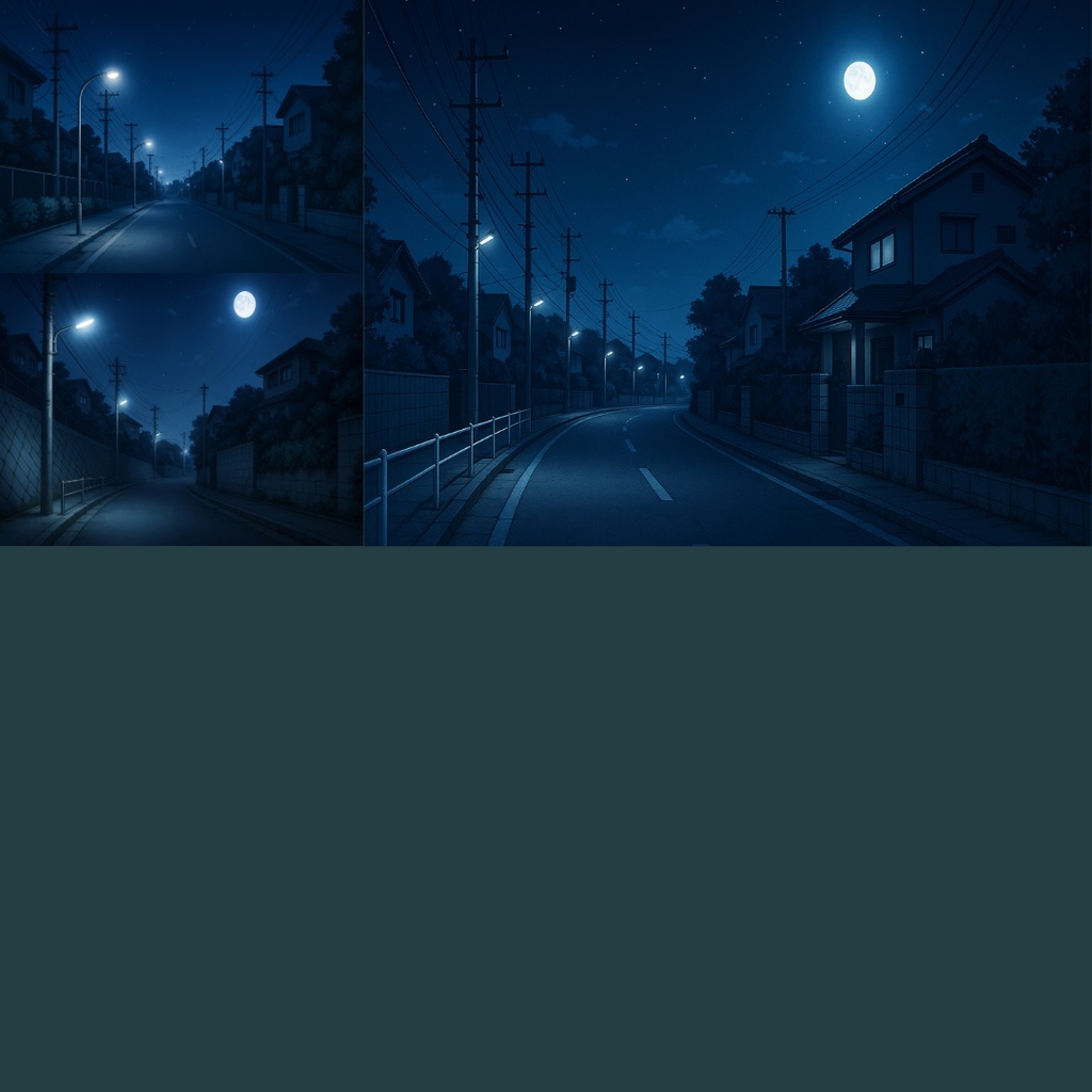 【TRPG背景素材】不穏な通学パック69枚|駐輪場・通学路・空き地・無人駅・校門・住宅街・バス停・無人電車etc