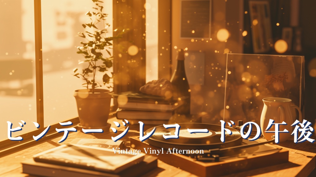 Chill Café Lofi Music|Free BGM カフェ 日常 フリー素材 – Warm Latte Beats /ビンテージレコードの午後