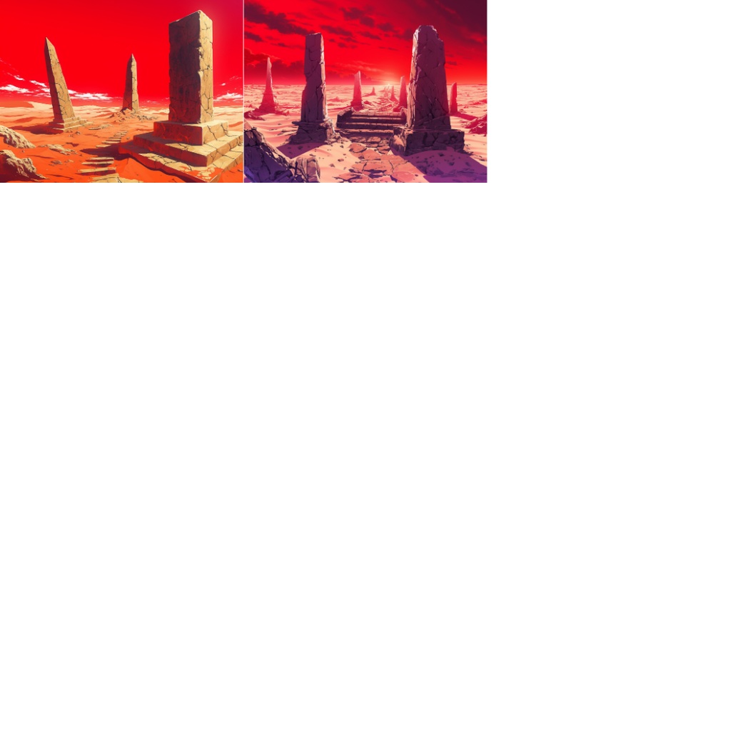 【TRPG背景素材】真紅な空110枚|ファンタジー・施設・風景etc