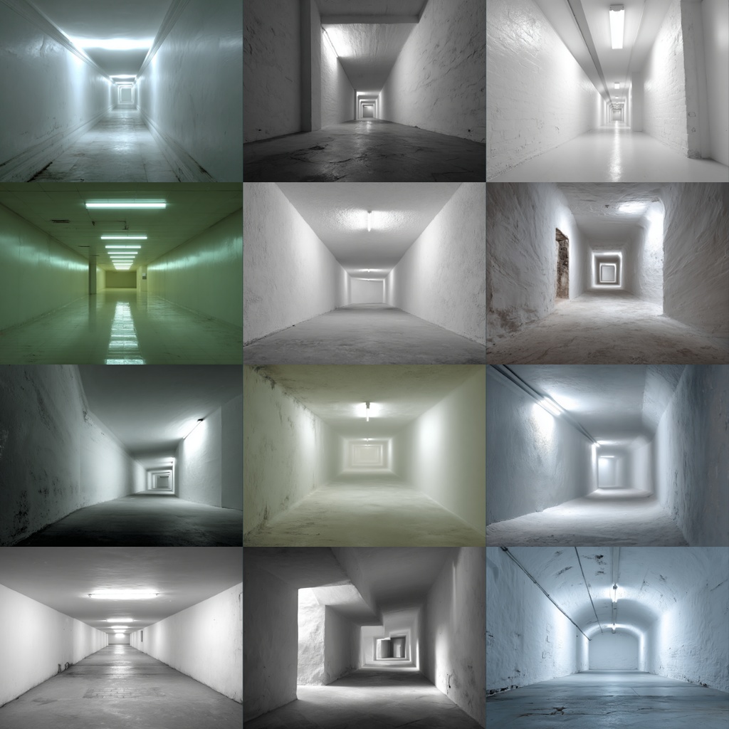 【TRPG背景素材】見知らぬ白い空間_115枚|寝室・収容所・教会・本棚・椅子・ステンドグラス・音楽室・意識の中・白い部屋etc