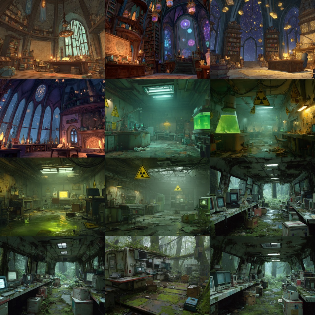 【TRPG背景素材】様々な研究所 160枚|地下実験室・凍結・個室・脳科学・事故直後・資料保管庫・近未来・禁書保管・観察されている・教会跡地etc