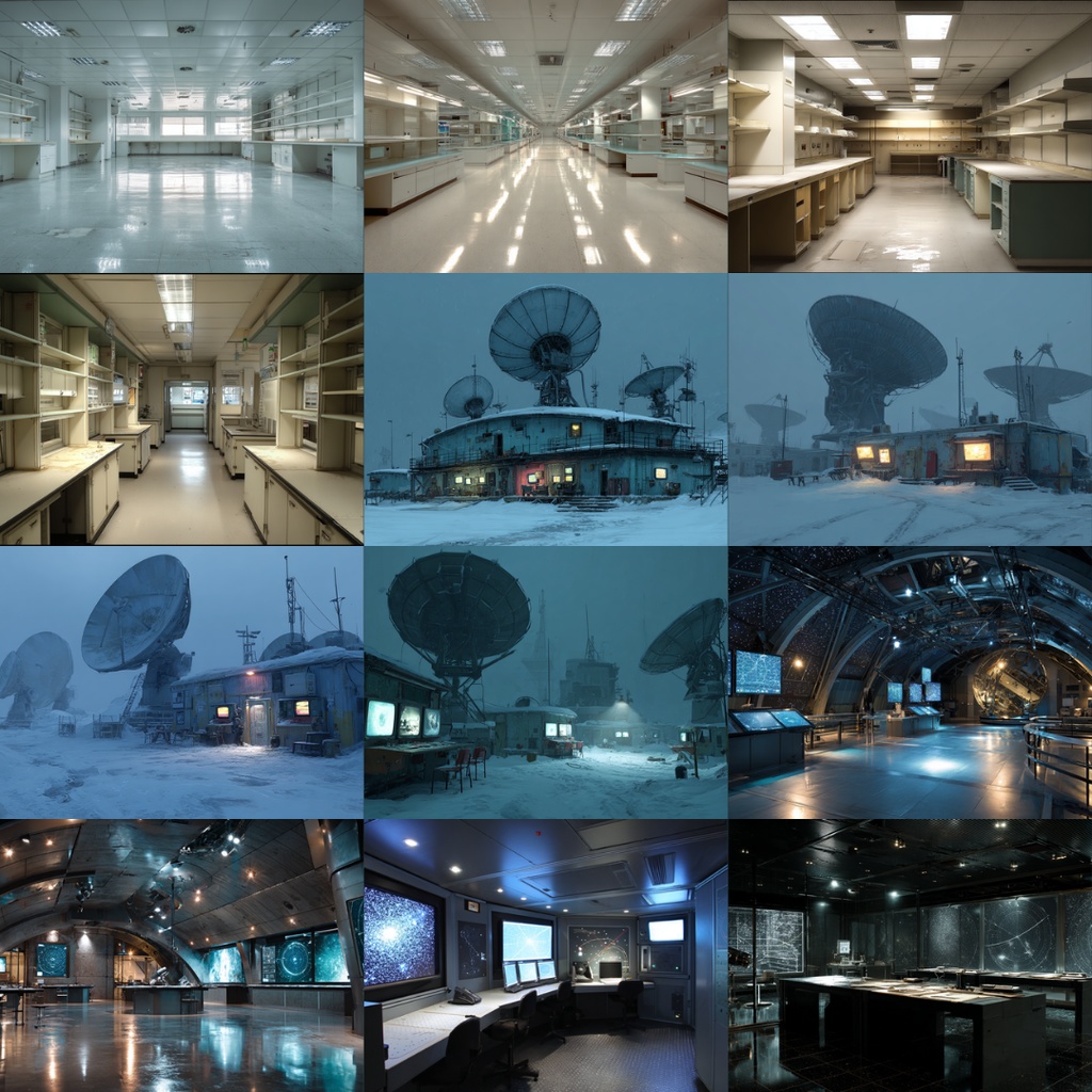 【TRPG背景素材】様々な研究所 160枚|地下実験室・凍結・個室・脳科学・事故直後・資料保管庫・近未来・禁書保管・観察されている・教会跡地etc