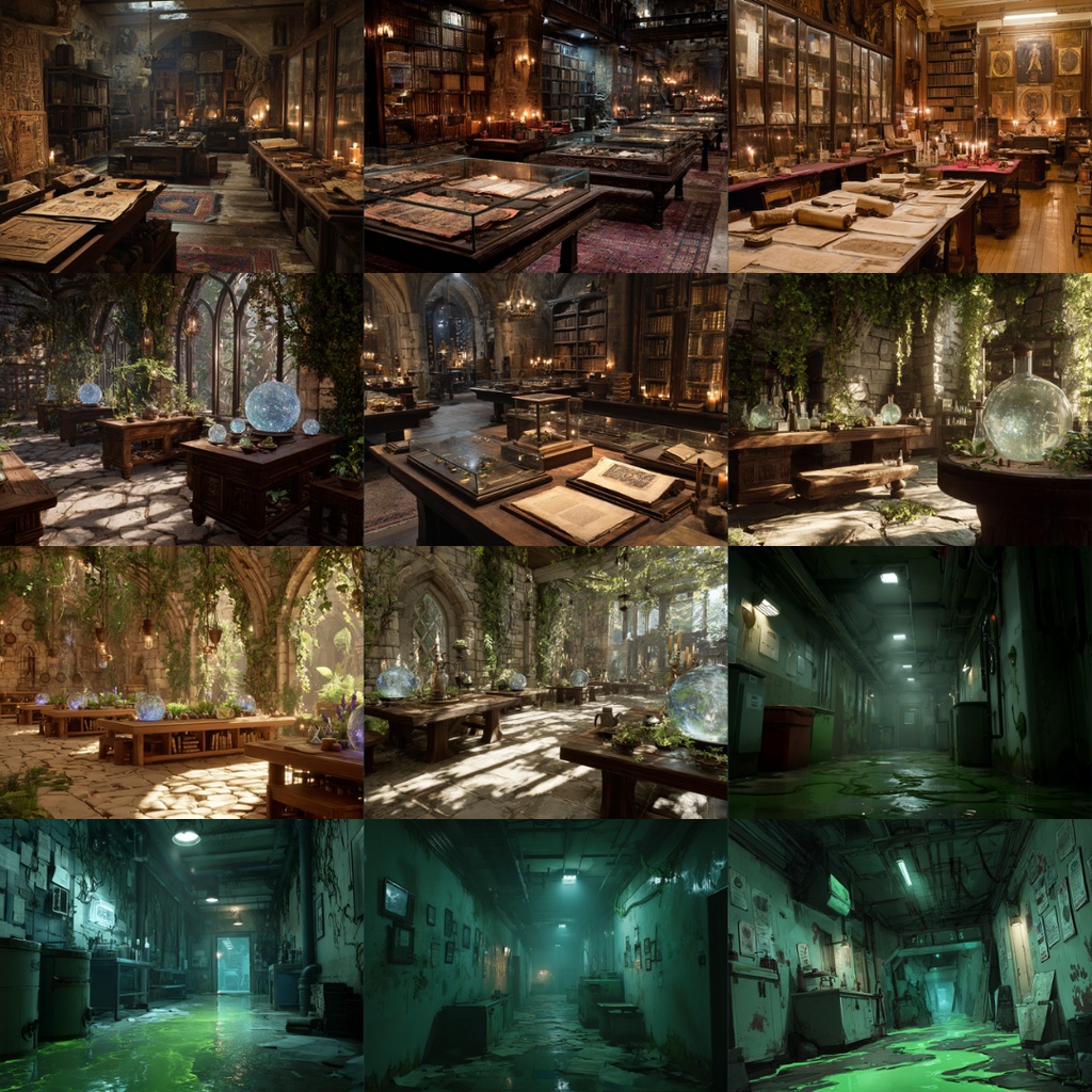 【TRPG背景素材】様々な研究所 160枚|地下実験室・凍結・個室・脳科学・事故直後・資料保管庫・近未来・禁書保管・観察されている・教会跡地etc