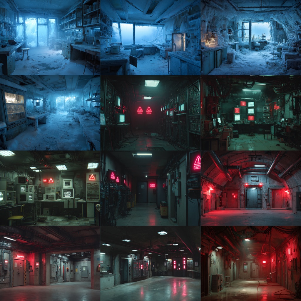 【TRPG背景素材】様々な研究所 160枚|地下実験室・凍結・個室・脳科学・事故直後・資料保管庫・近未来・禁書保管・観察されている・教会跡地etc