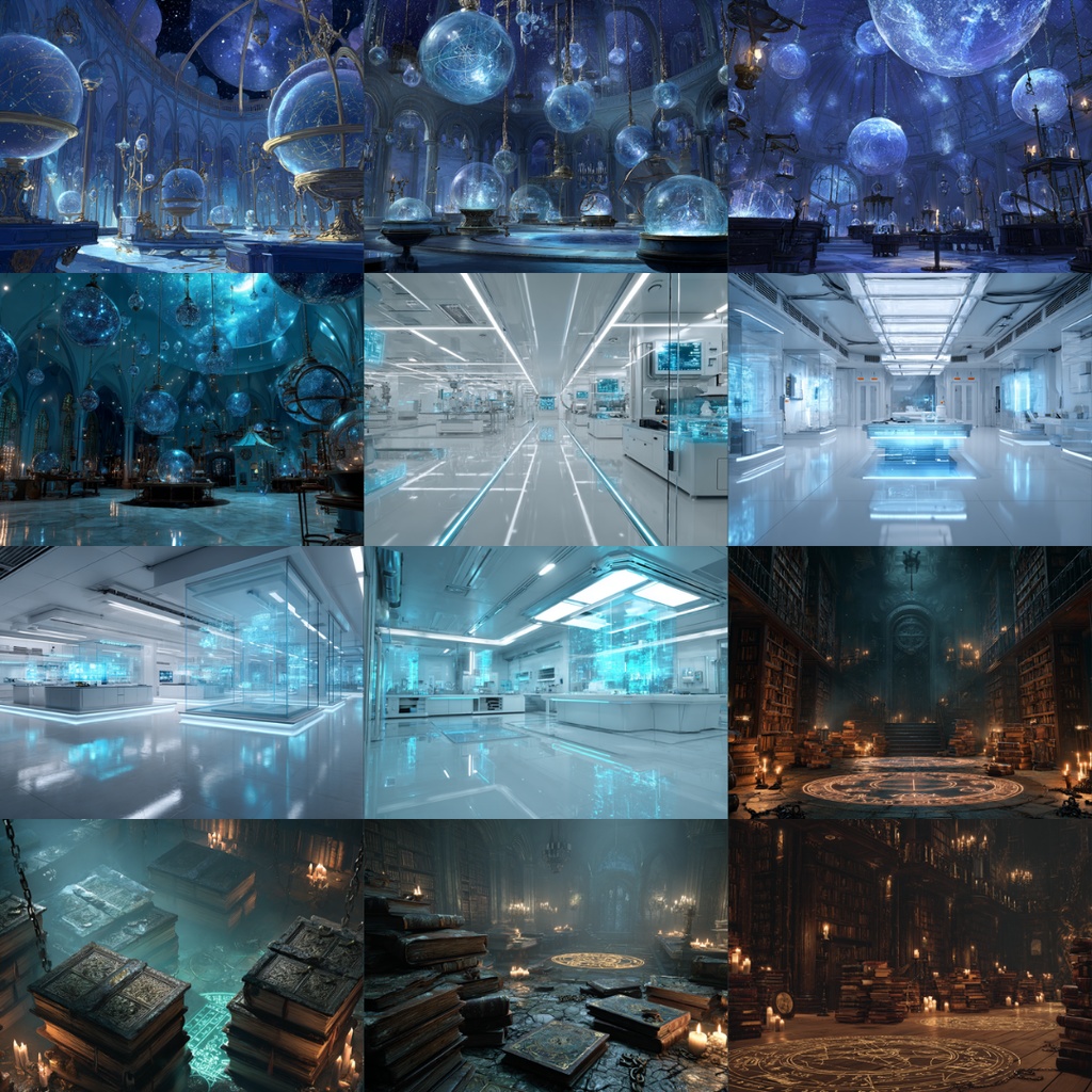 【TRPG背景素材】様々な研究所 160枚|地下実験室・凍結・個室・脳科学・事故直後・資料保管庫・近未来・禁書保管・観察されている・教会跡地etc