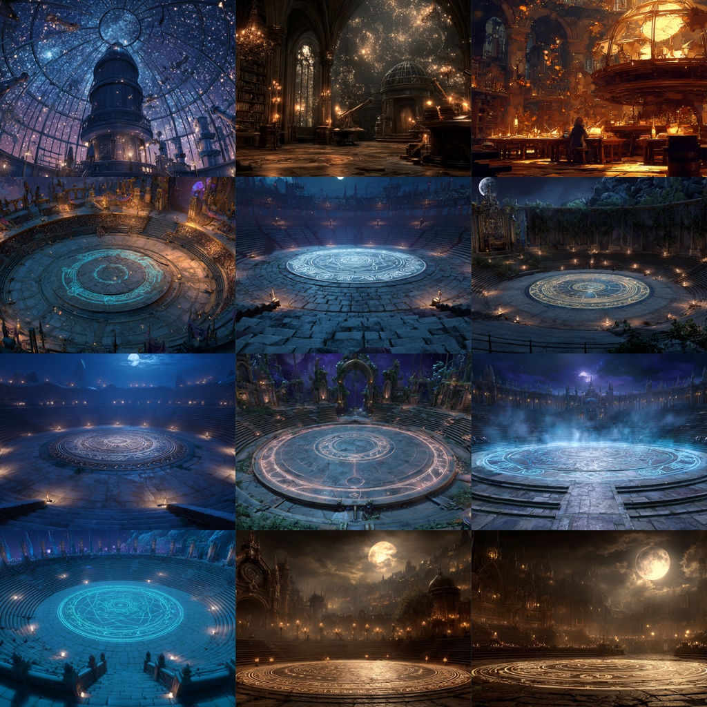 【TRPG背景素材】魔法学校 183枚|教室・図書館・回廊・錬金術実験室・講堂・禁書・決闘場・校長室・大聖堂・食堂・寮・外観etc