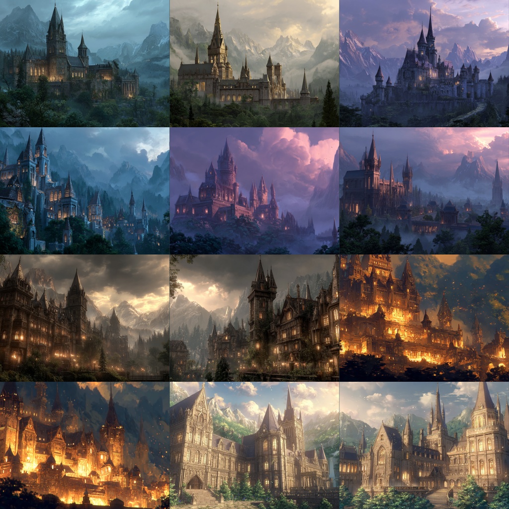 【TRPG背景素材】魔法学校 183枚|教室・図書館・回廊・錬金術実験室・講堂・禁書・決闘場・校長室・大聖堂・食堂・寮・外観etc