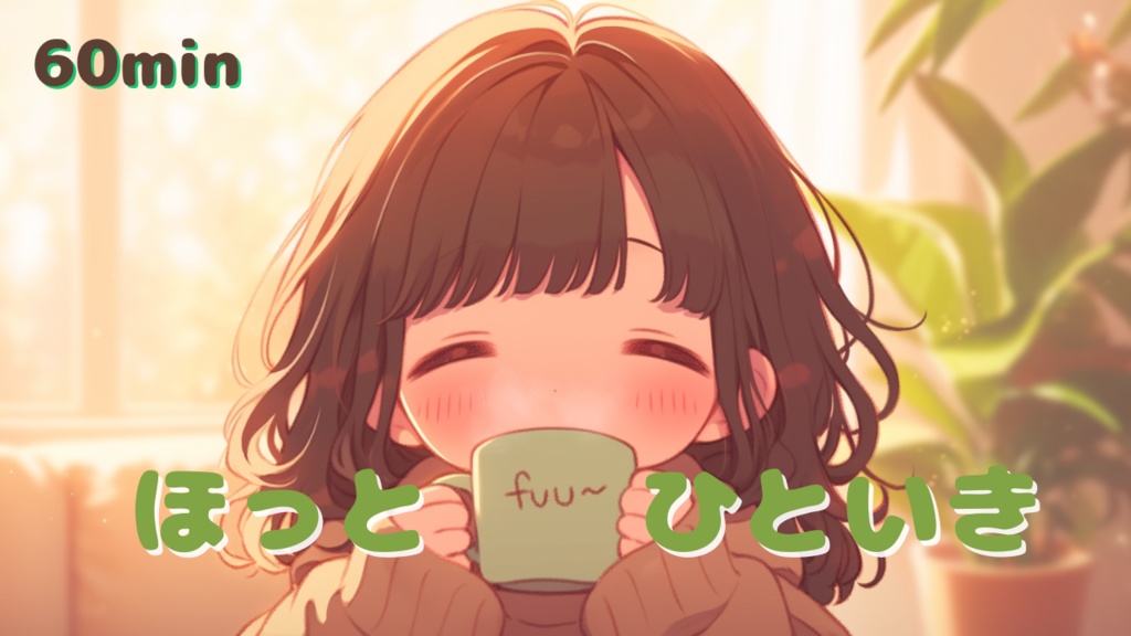 【フリーBGM】 かわいい 作業用BGM / まったり配信 / kawaii｜”ほっとひといき”