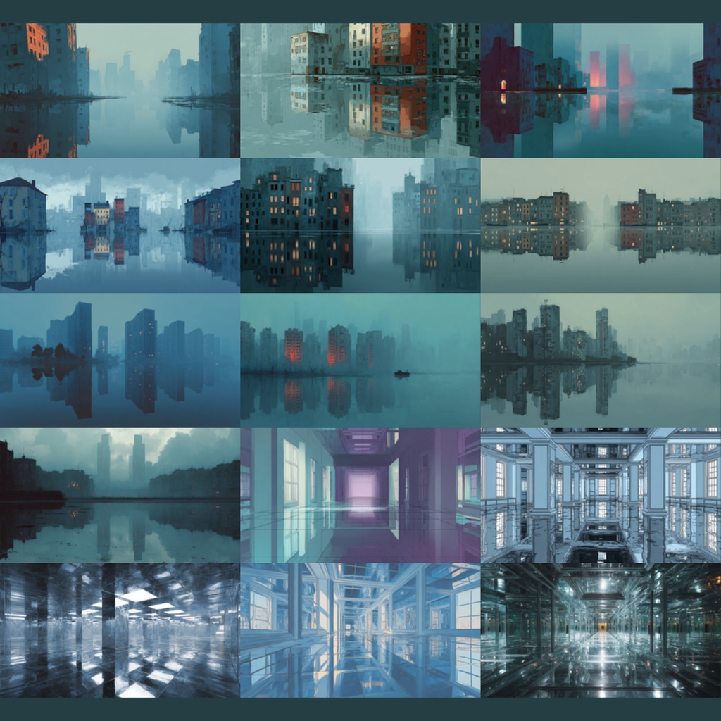 【TRPG背景素材】心象風景 155枚|白い部屋・暗い森・麦畑・白い病棟・白い神殿・黒の図書館・無音の教室etc