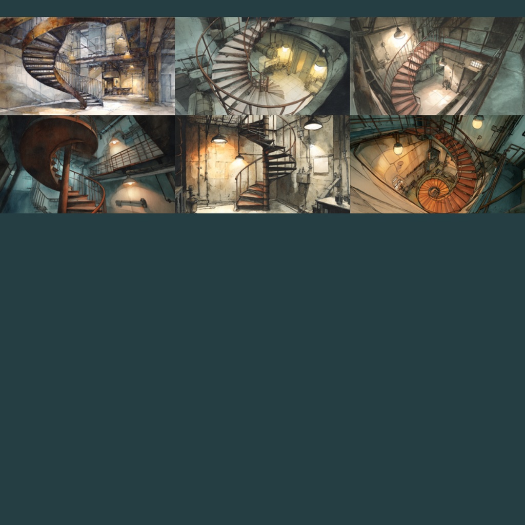 【TRPG背景素材】研究所/水彩画風 156枚|近未来・階段・エントランス・実験室・資料保管庫・培養槽・休憩室・隔離エリア・螺旋階段・非常階段・研究所外観