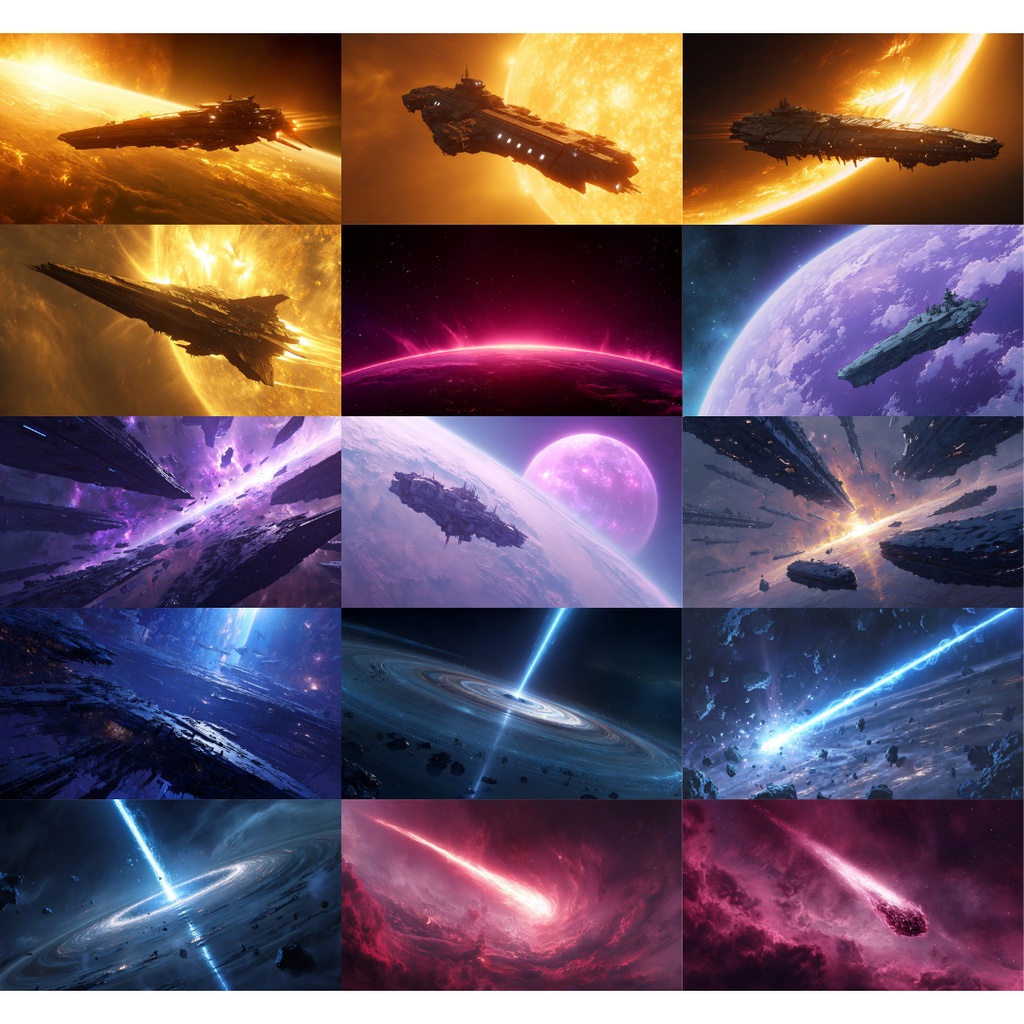 【TRPG背景素材】宇宙•銀河系 200枚|宇宙・銀河・惑星・星etc