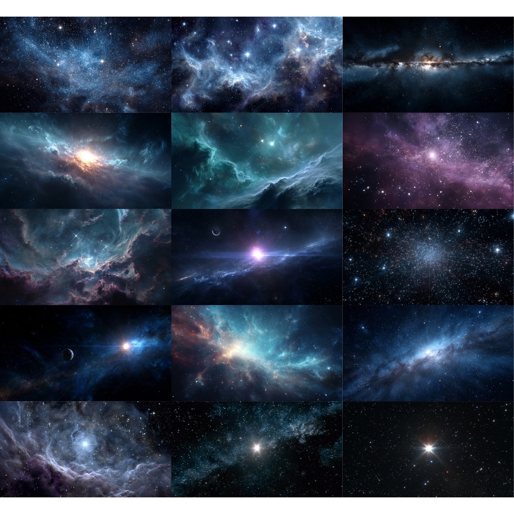 【TRPG背景素材】宇宙•銀河系 200枚|宇宙・銀河・惑星・星etc