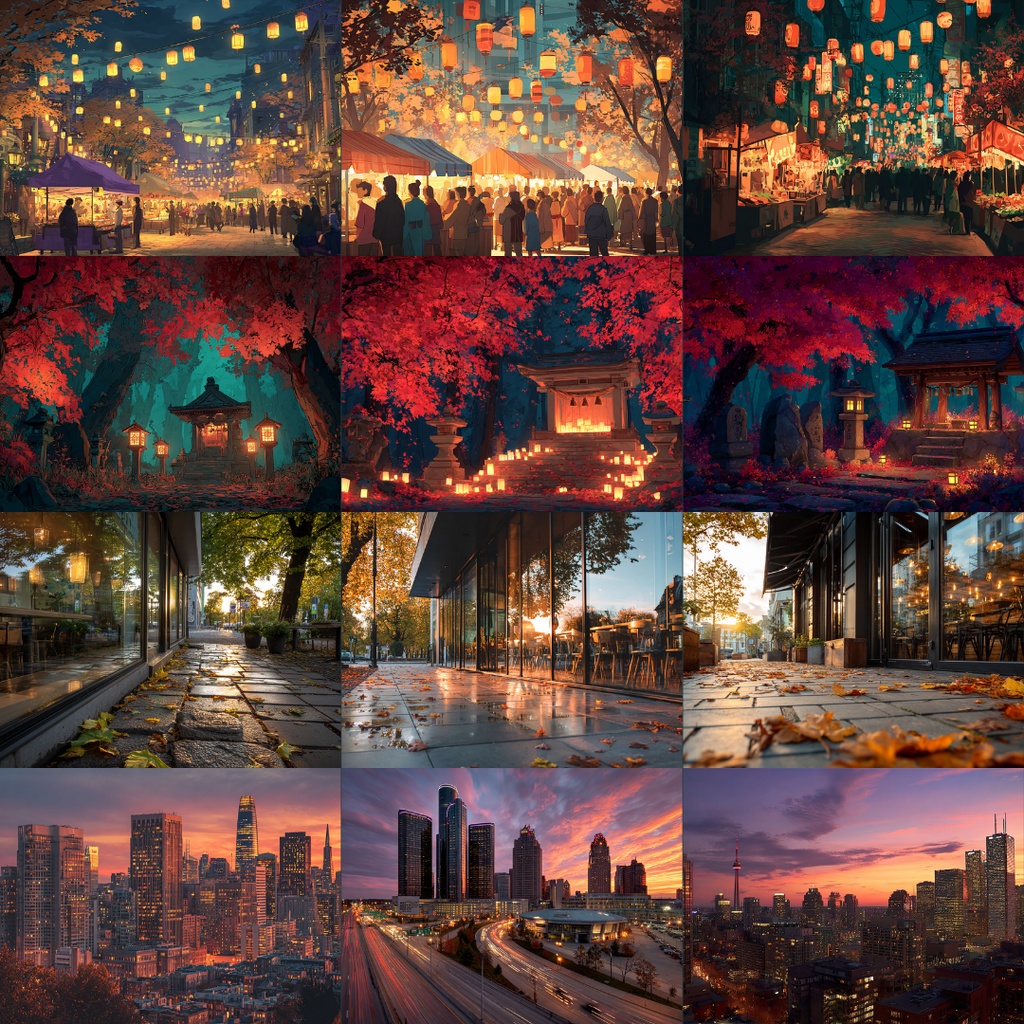 【フリー素材】秋の風景イラスト160枚|TRPG・ブログ・SNSに使える無料背景素材