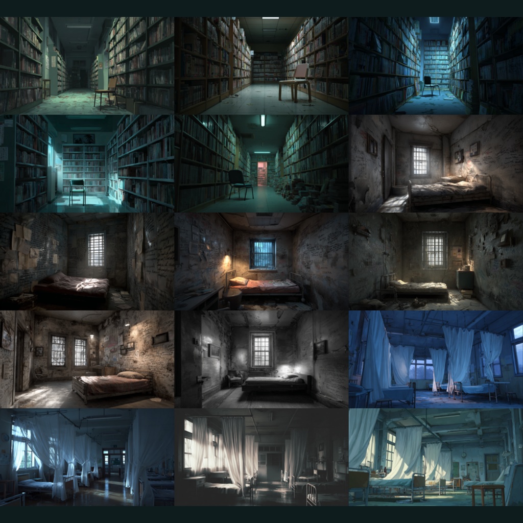 【背景素材】ホラー演出/屋内 161枚|日常・病院・廊下・古民家・洋館・アパート・地下室・教室(TRPG, マダミス, ココフォリア, ゲーム)