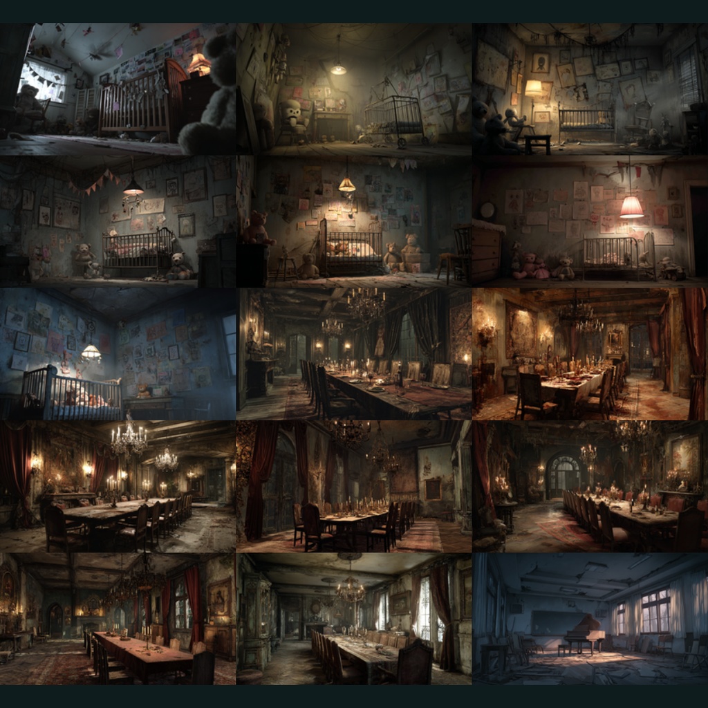 【背景素材】ホラー演出/屋内 161枚|日常・病院・廊下・古民家・洋館・アパート・地下室・教室(TRPG, マダミス, ココフォリア, ゲーム)