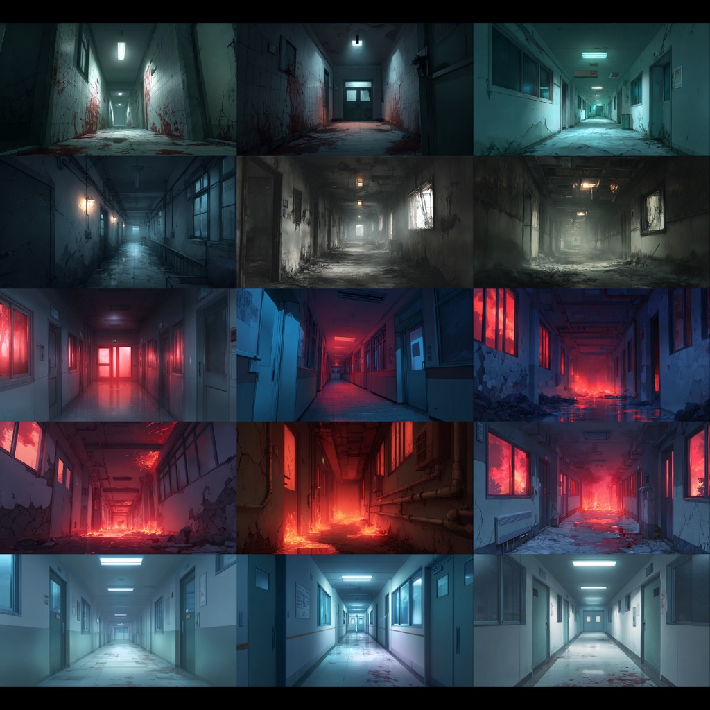 【TRPG背景素材】不穏な研究所 200枚|研究室•外観•会議室•培養液•廊下•階段•休憩室•倉庫etc