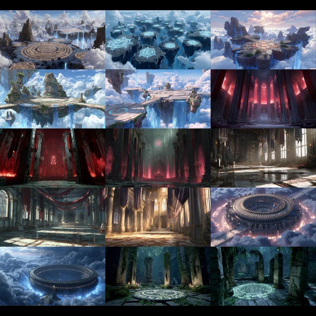 【背景素材】 戦闘シーンで使えそうな背景 200枚|ファンタジー系•現代系•自然系•施設系(TRPG, マダミス, ココフォリア, ゲーム)