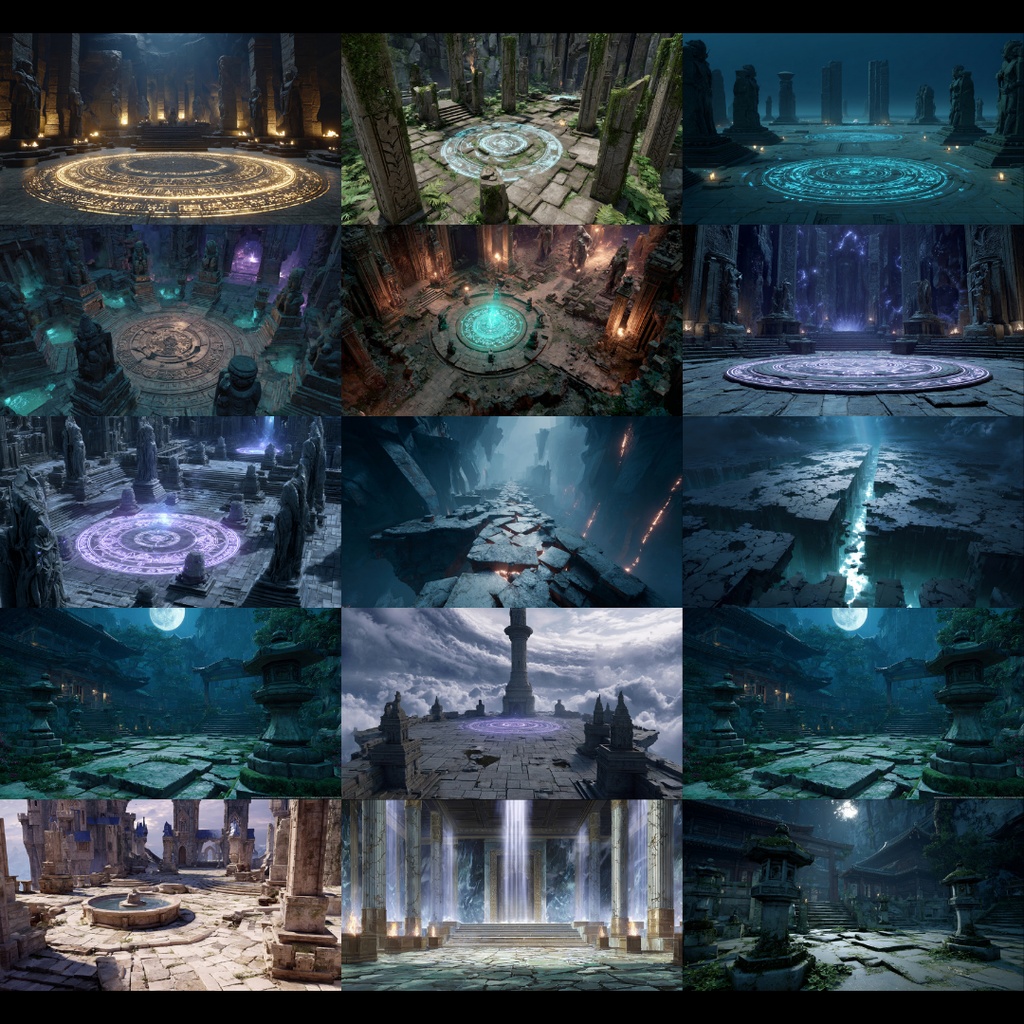 【背景素材】 戦闘シーンで使えそうな背景 200枚|ファンタジー系•現代系•自然系•施設系(TRPG, マダミス, ココフォリア, ゲーム)