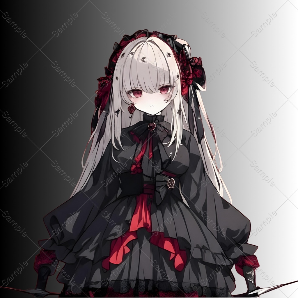 【立ち絵素材】女性(剣士・殺し屋)表情差分20種|TRPG・ゲーム素材・配信素材