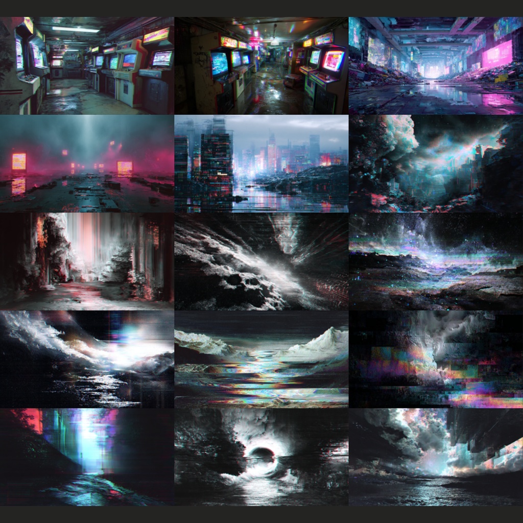 【背景素材】ノイズ・グリッチ風 155枚|(TRPG, マダミス, ココフォリア, ゲーム)