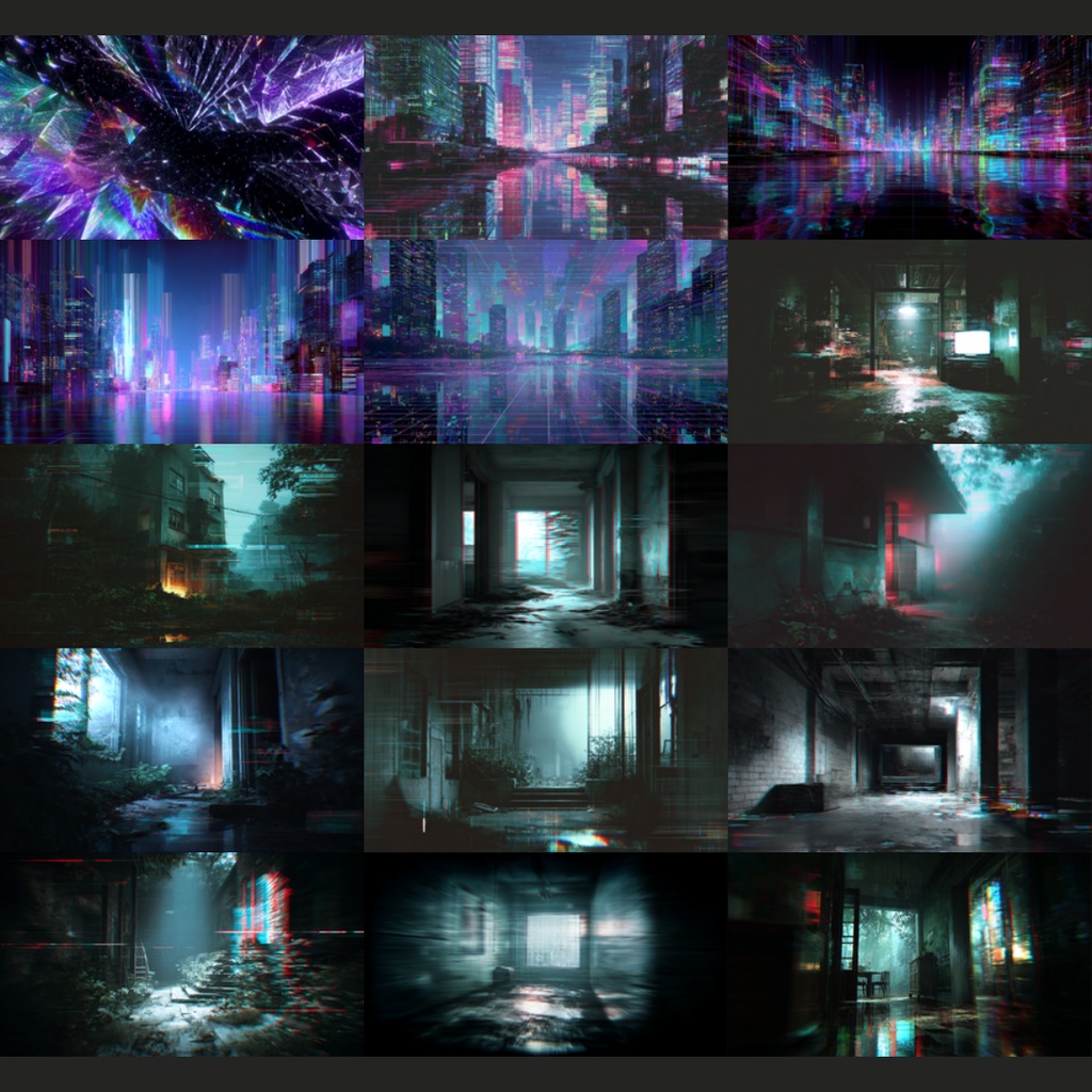 【背景素材】ノイズ・グリッチ風 155枚|(TRPG, マダミス, ココフォリア, ゲーム)