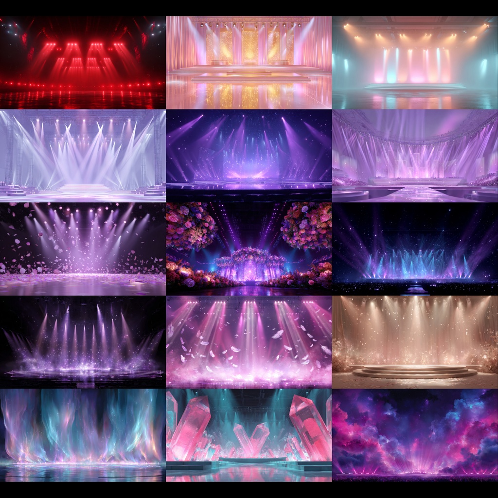 【背景素材】 ステージ 200枚|シンプル•キラキラ•カラフルetc(TRPG, マダミス, ココフォリア, ゲーム)