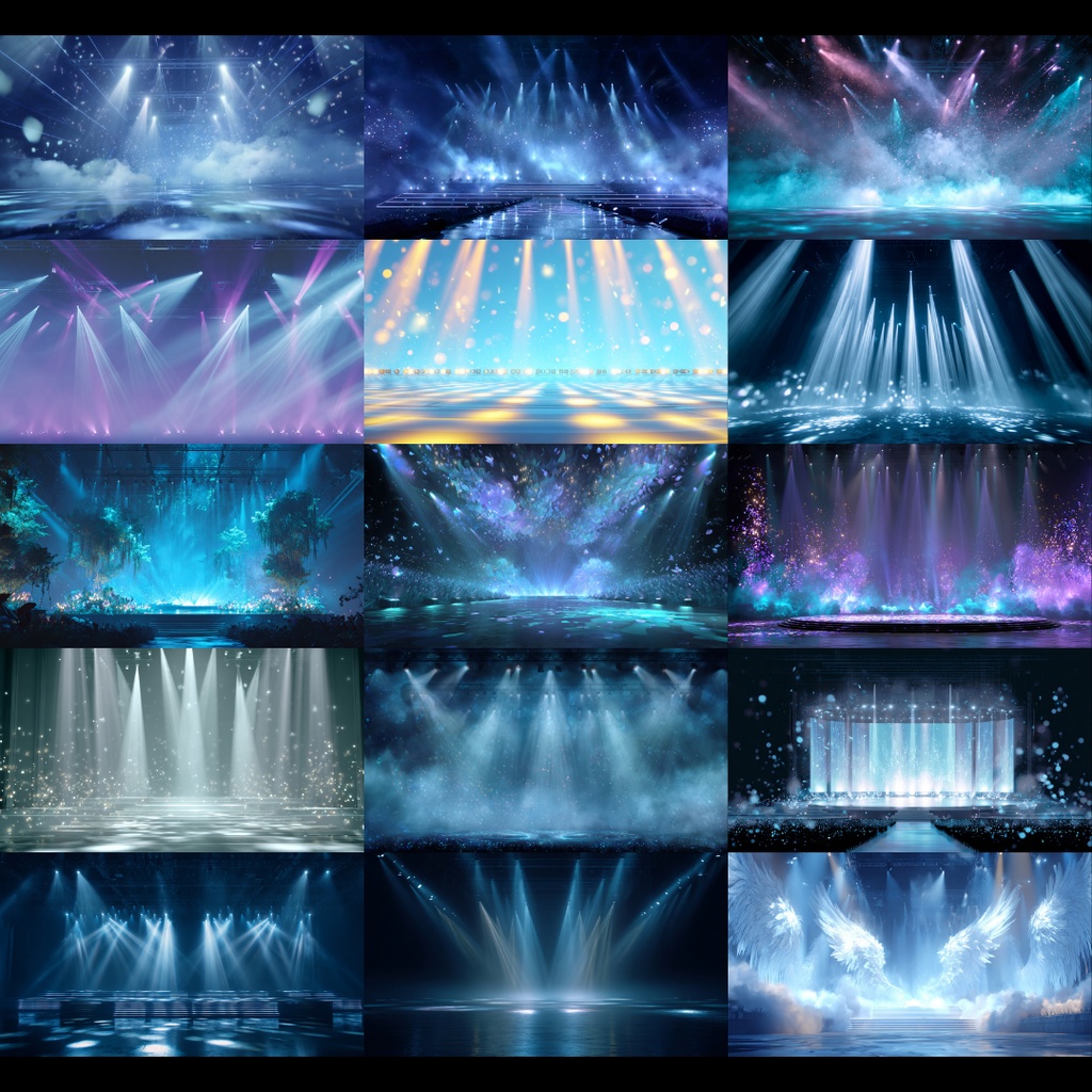 【背景素材】 ステージ 200枚|シンプル•キラキラ•カラフルetc(TRPG, マダミス, ココフォリア, ゲーム)