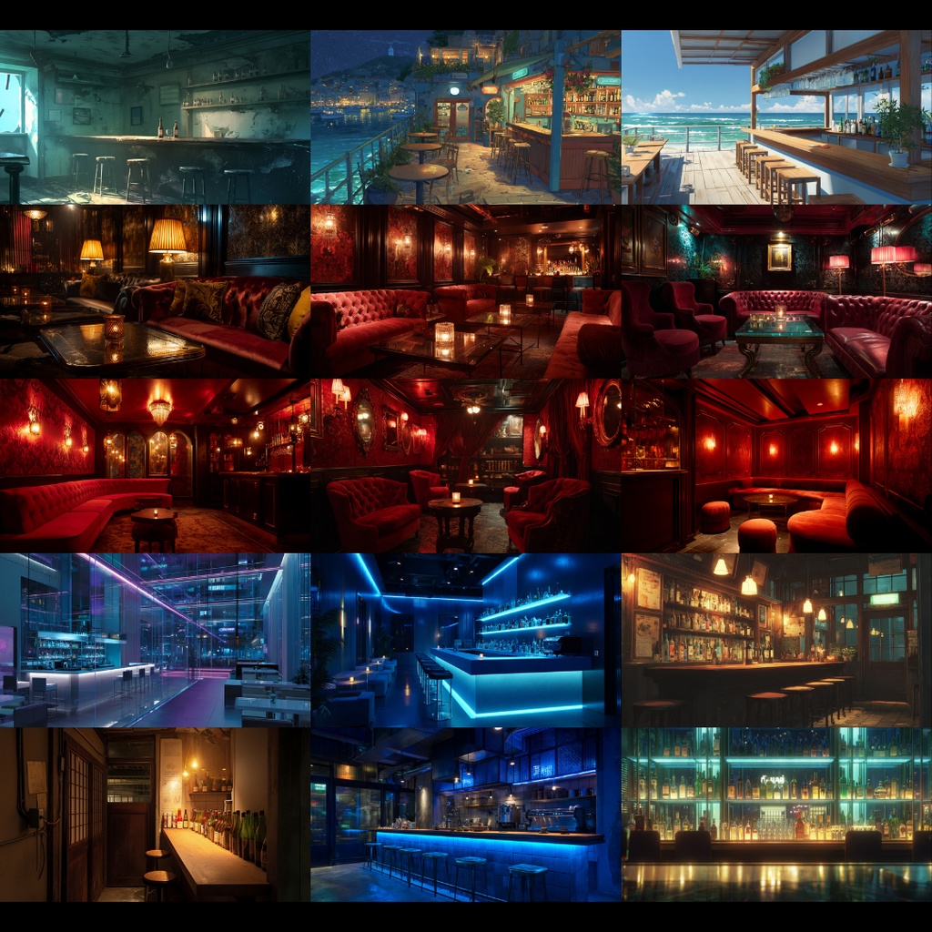 【背景素材】 バー 65枚|VIP•夜景•アジト•都会etc(TRPG, マダミス, ココフォリア, ゲーム)