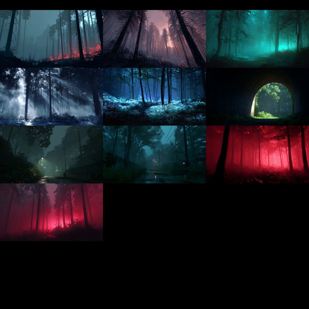 【背景素材】 森・林 250枚|現代•日常•ファンタジー•ホラーetc(TRPG, マダミス, ココフォリア, ゲーム)