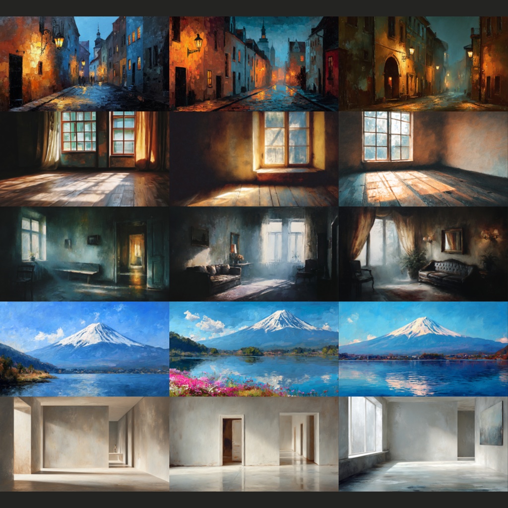 【背景素材】 油絵風|日常/非日常 201枚|部屋•風景•中世•街並み•海外etc(TRPG, マダミス, ココフォリア, ゲーム)