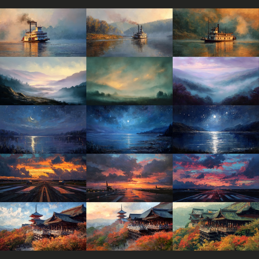 【背景素材】 油絵風|日常/非日常 201枚|部屋•風景•中世•街並み•海外etc(TRPG, マダミス, ココフォリア, ゲーム)