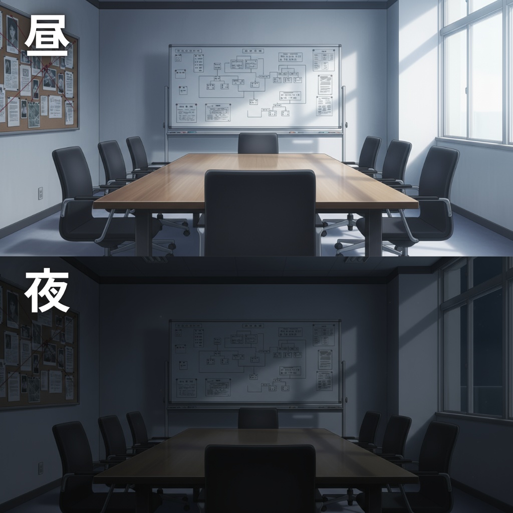 【背景素材】 警察署/差分あり 56枚|受付・廊下・牢屋・取調室・屋上・外観・パトカー置き場etc(TRPG, マダミス, ココフォリア, ゲーム)