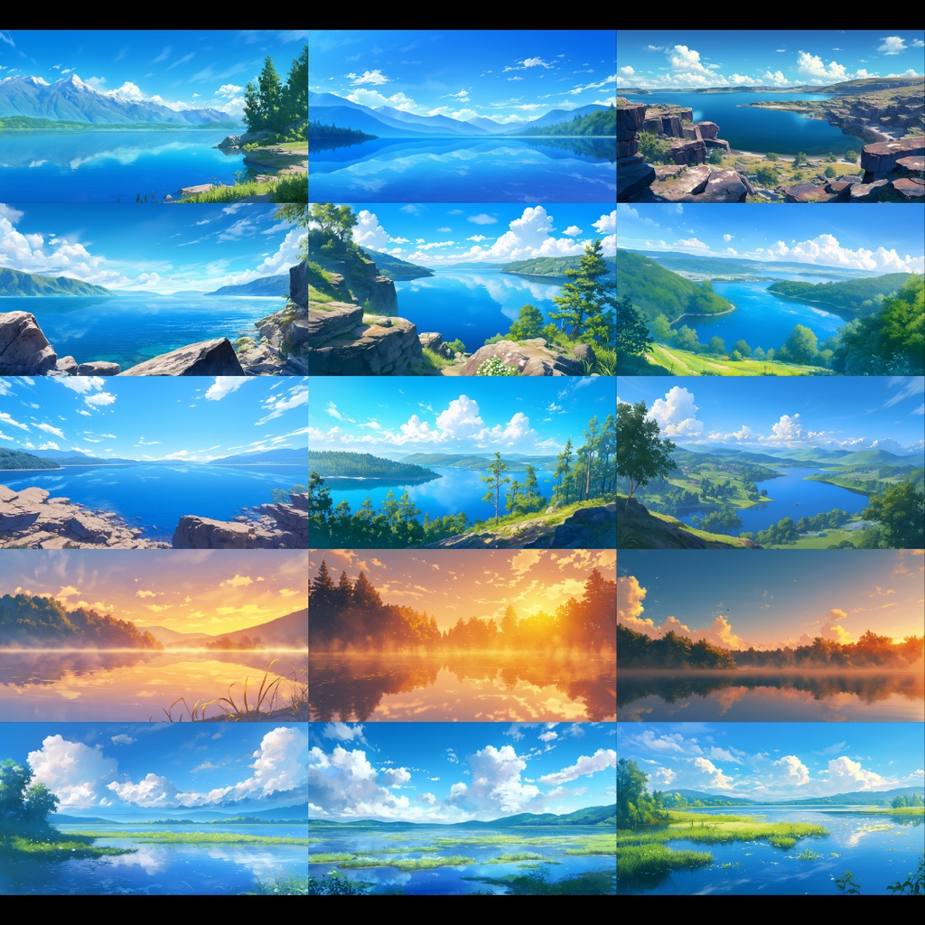 【背景素材】 川・湖 250枚|自然•遠景•都会•霧•夕方•夜etc(TRPG, マダミス, ココフォリア, ゲーム)