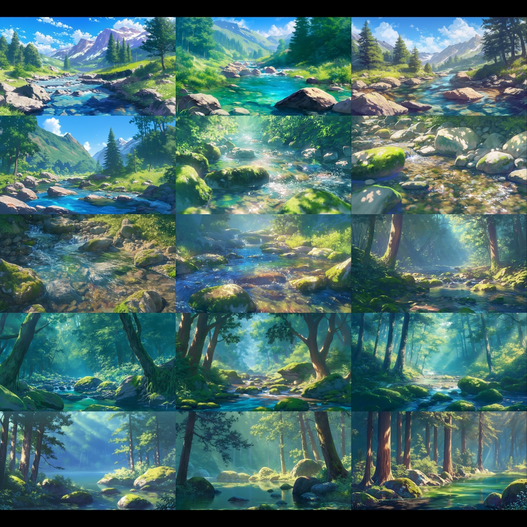 【背景素材】 川・湖 250枚|自然•遠景•都会•霧•夕方•夜etc(TRPG, マダミス, ココフォリア, ゲーム)