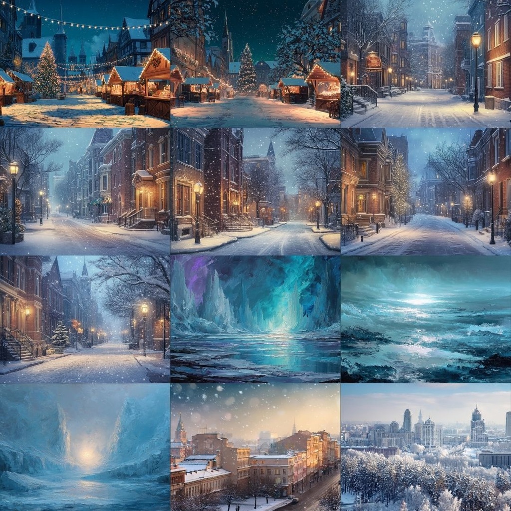 【フリー素材】冬の風景イラスト344枚|TRPG・ブログ・SNSに使える無料背景素材