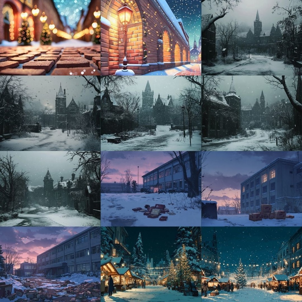 【フリー素材】冬の風景イラスト344枚|TRPG・ブログ・SNSに使える無料背景素材