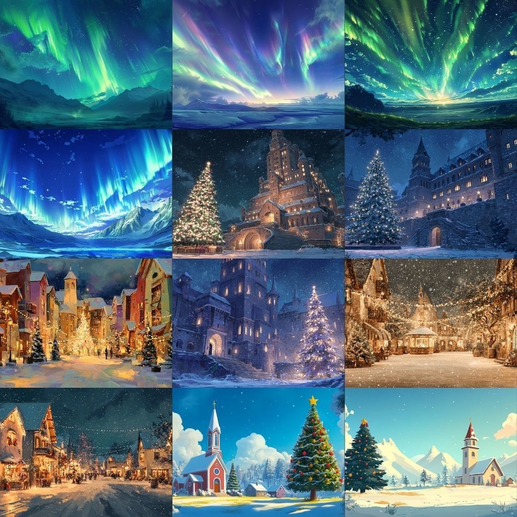 【フリー素材】冬の風景イラスト344枚|TRPG・ブログ・SNSに使える無料背景素材