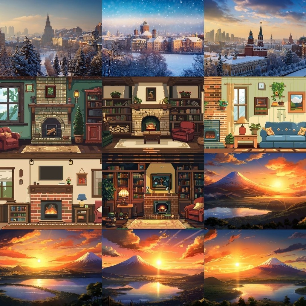 【フリー素材】冬の風景イラスト344枚|TRPG・ブログ・SNSに使える無料背景素材