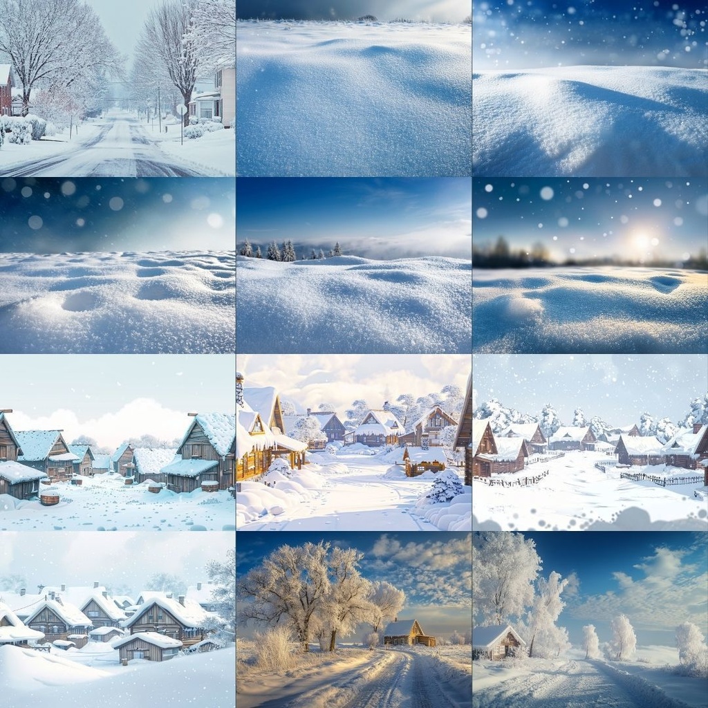 【フリー素材】冬の風景イラスト344枚|TRPG・ブログ・SNSに使える無料背景素材