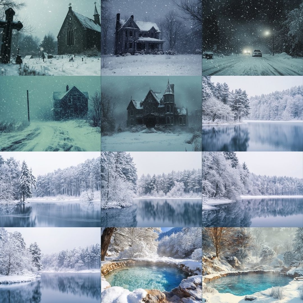 【フリー素材】冬の風景イラスト344枚|TRPG・ブログ・SNSに使える無料背景素材