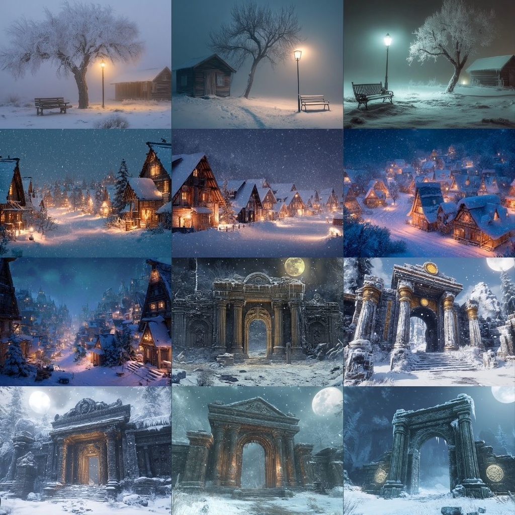 【フリー素材】冬の風景イラスト344枚|TRPG・ブログ・SNSに使える無料背景素材