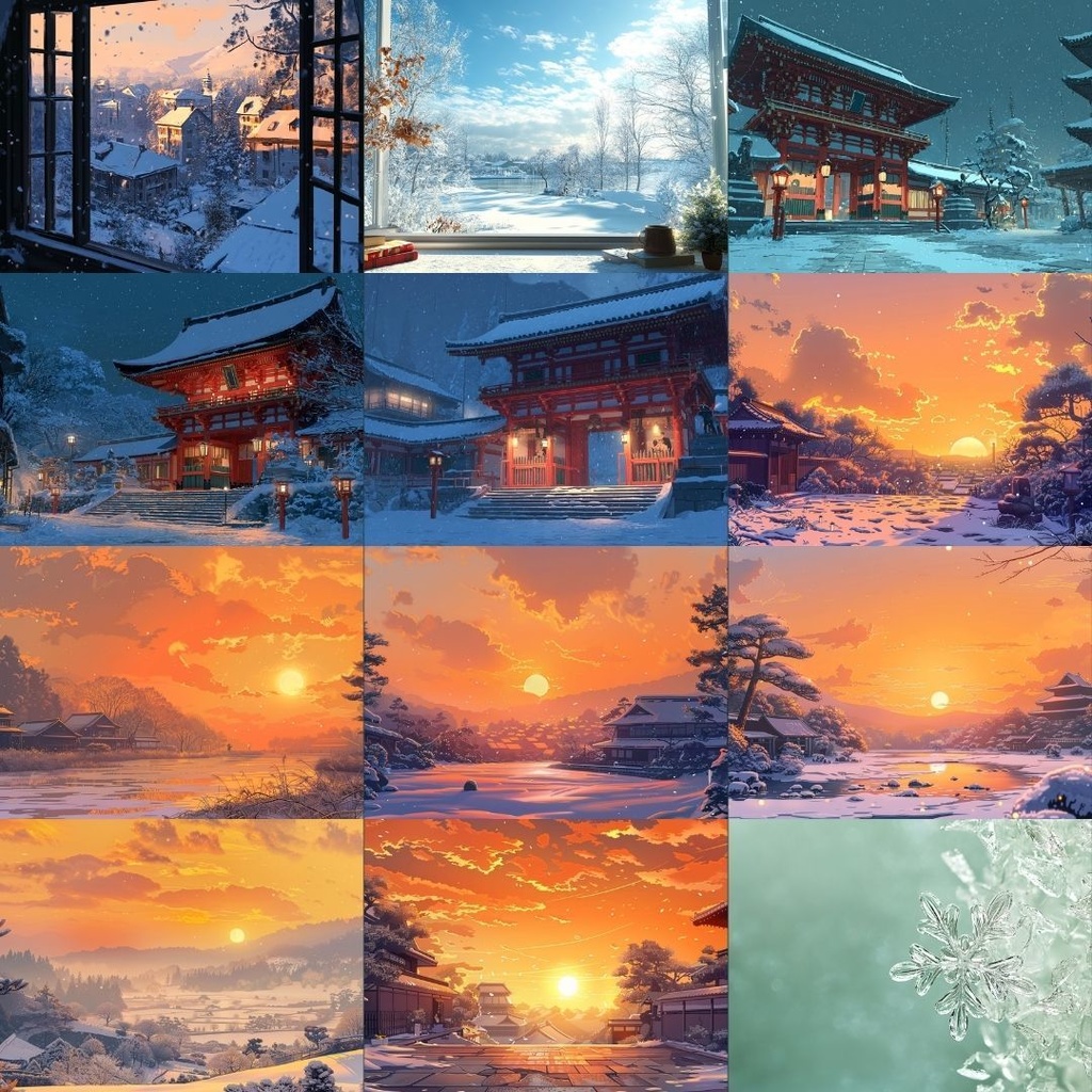 【フリー素材】冬の風景イラスト344枚|TRPG・ブログ・SNSに使える無料背景素材