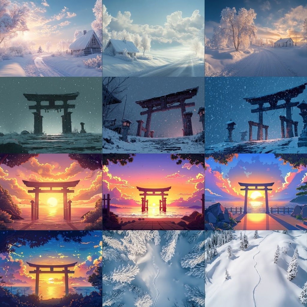 【フリー素材】冬の風景イラスト344枚|TRPG・ブログ・SNSに使える無料背景素材