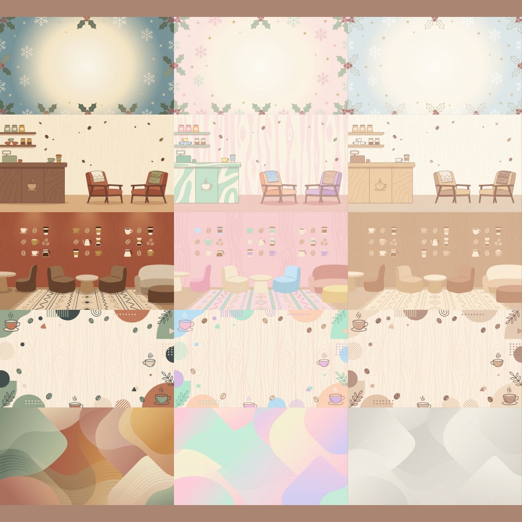 【背景素材】サムネイルに使えそうな背景 171枚|桜・海・ハロウィン・クリスマス・アンティーク・ホラー・カフェ雑談・魔法陣・星空etc(VTuber, TRPG, マダミス, ココフォリア, ゲーム)