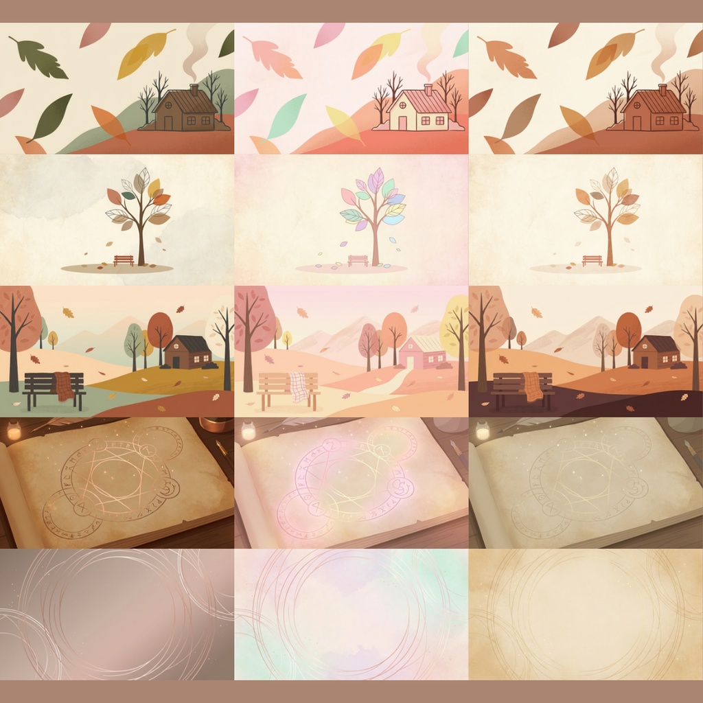 【背景素材】サムネイルに使えそうな背景 171枚|桜・海・ハロウィン・クリスマス・アンティーク・ホラー・カフェ雑談・魔法陣・星空etc(VTuber, TRPG, マダミス, ココフォリア, ゲーム)