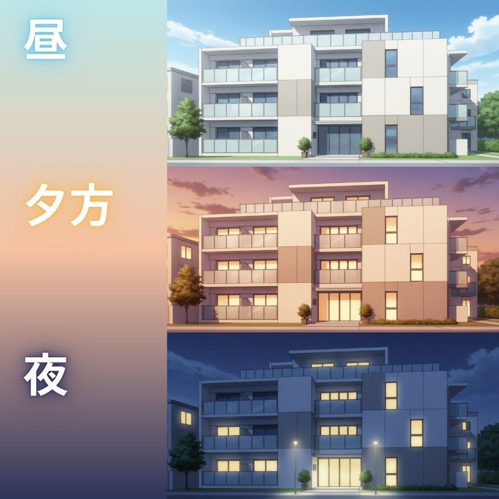 【背景素材】 マンション 192枚|リビング•寝室•キッチン•トイレ•浴室•エレベーター•外観•入り口•集合ポスト•外廊下(TRPG, マダミス, ココフォリア, ゲーム)